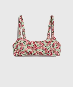 Vineyard Vines Square Neck Bikini Top< Swim & Cover-Ups