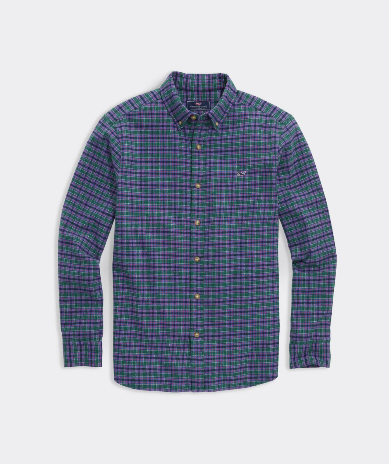 Vineyard Vines Stretch Flannel Check Shirt< Button-Down Shirts