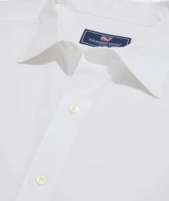 Vineyard Vines Stretch Poplin Solid Spread Collar Shirt< Button-Down Shirts