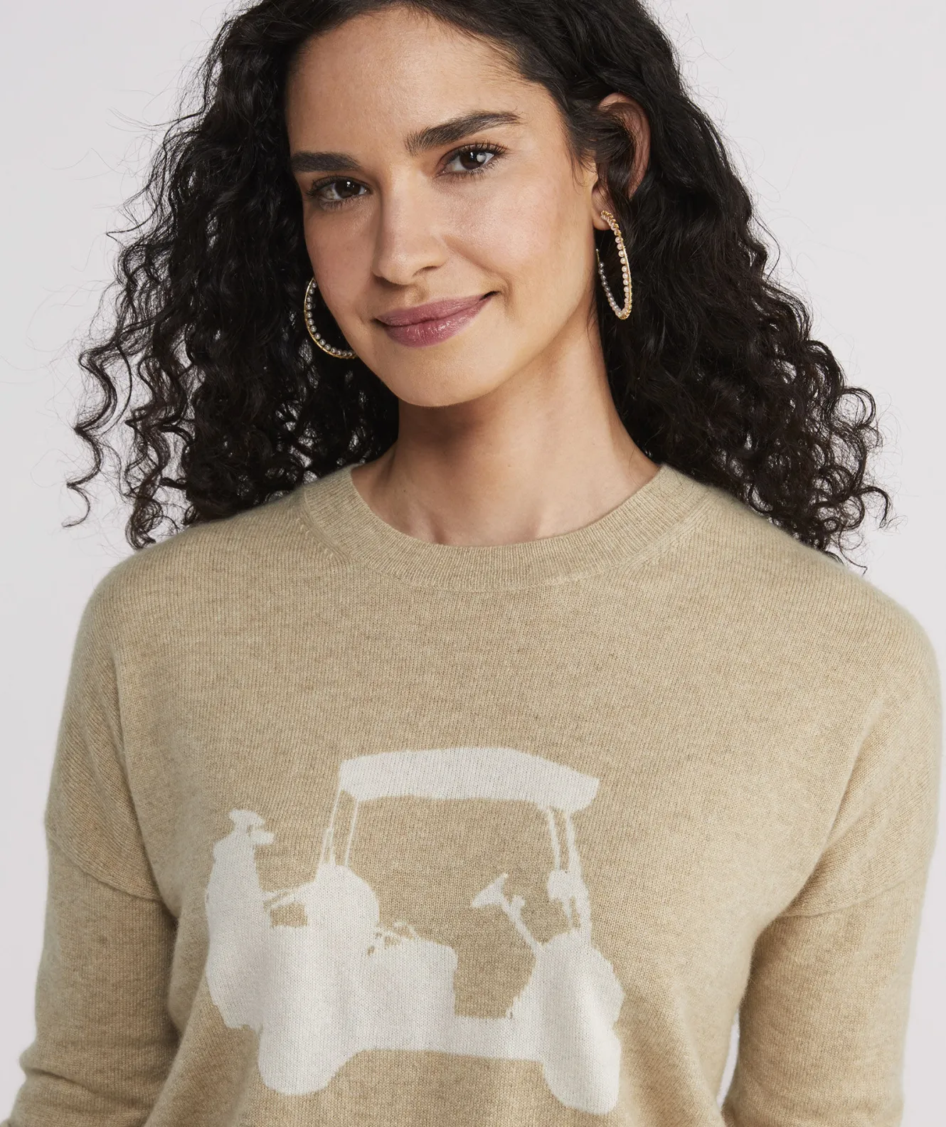 Vineyard Vines Striped Luxe Short-Sleeve Sweater< Sweaters