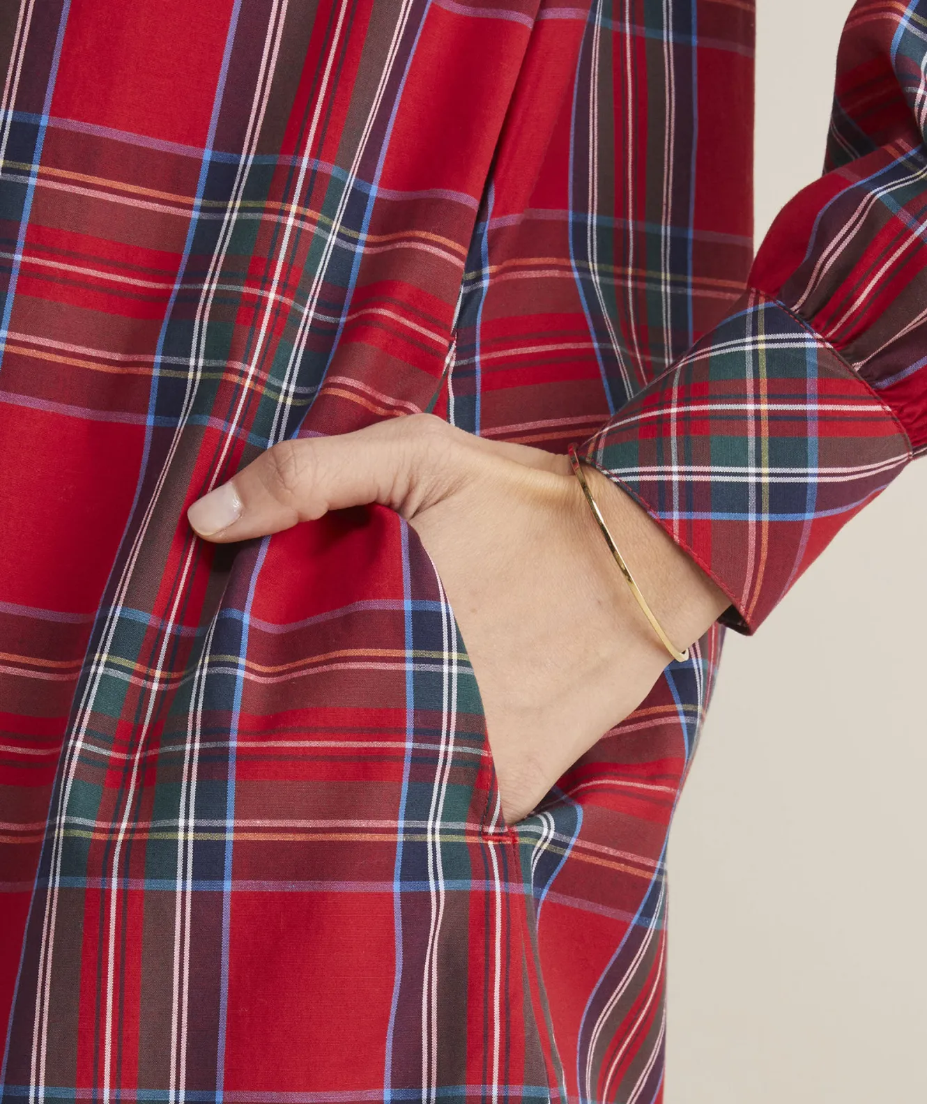 Vineyard Vines Tartan Poplin Popover Dress< Dresses & Skirts
