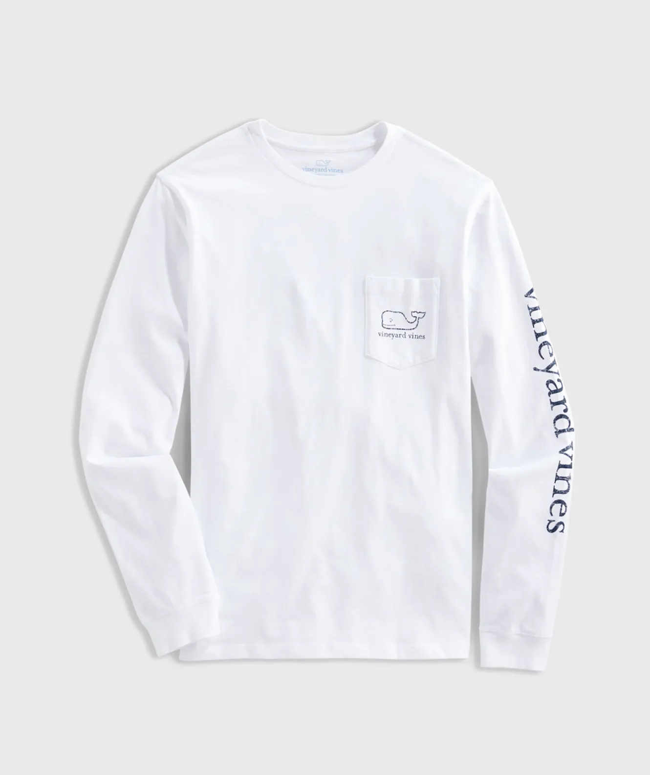Vineyard Vines Vintage Whale Long-Sleeve Pocket Tee< Tees