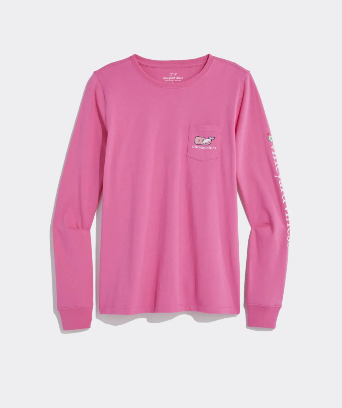 Vineyard Vines Vintage Whale Long-Sleeve Pocket Tee< Tees