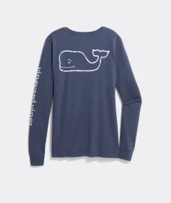 Vineyard Vines Vintage Whale Long-Sleeve Tee< Tees