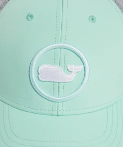 Vineyard Vines Whale Dot Performance Trucker Hat< Hats
