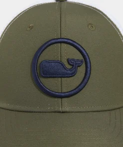 Vineyard Vines Whale Dot Performance Trucker Hat< Hats